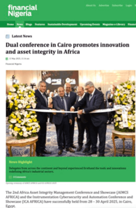 Dual conference in Cairo promotes innovation and asset integrity in Africa